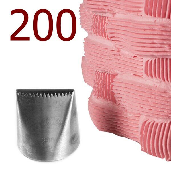 Насадка кондитерская 200 ( L200 ),"Гребенка большая"