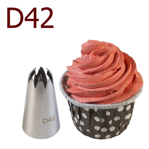 Насадка кондитерская № D42, Китай